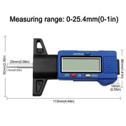 digital tire tread depth gauge, view 10 - MRSLM