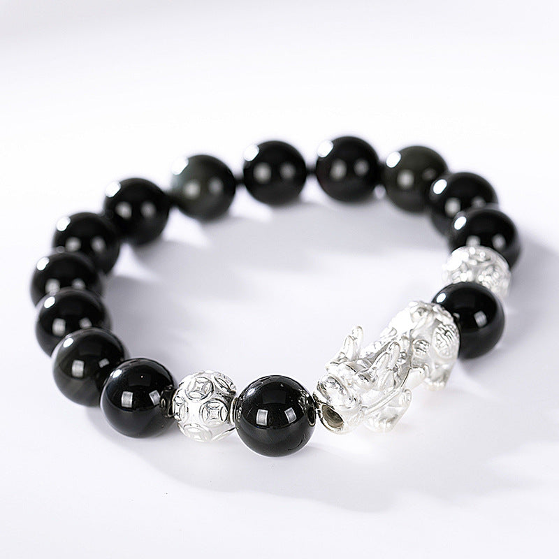 s925 silver pixiu bracelet, view 5 - MRSLM