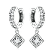 women's sparkling zircon earrings, view 5 - MRSLM