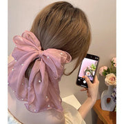 bow hair clip, view 2 - MRSLM