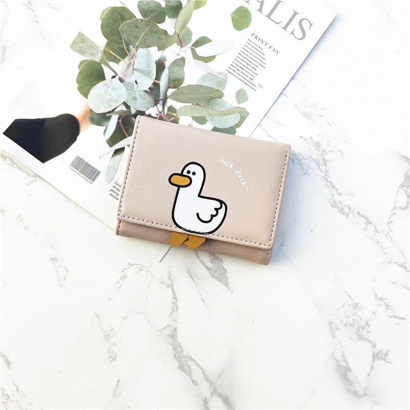 duck themed mini wallet, view 3 - MRSLM
