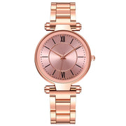 rose gold women's quartz watch, view 4 - MRSLM