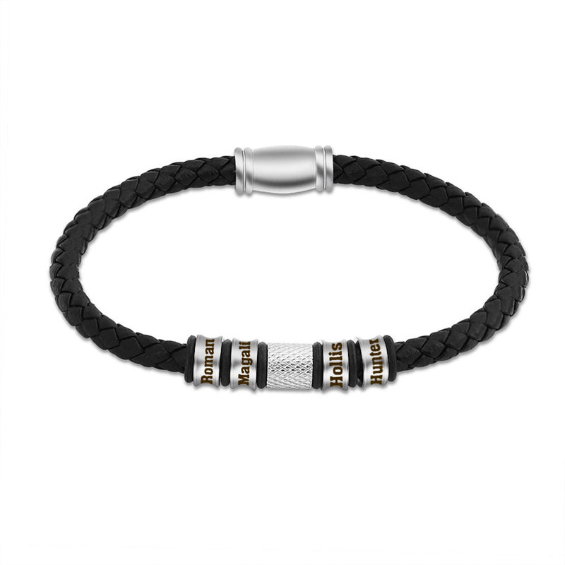 magnetic buckle rotating beads bracelet, view 4 - MRSLM