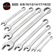 8-piece metric ratchet wrench set, view 3 - MRSLM