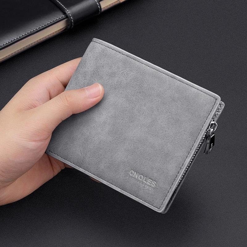 men's PU leather business wallet, view 3 - MRSLM