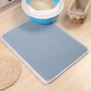foldable waterproof cat litter mat, view 2 - MRSLM