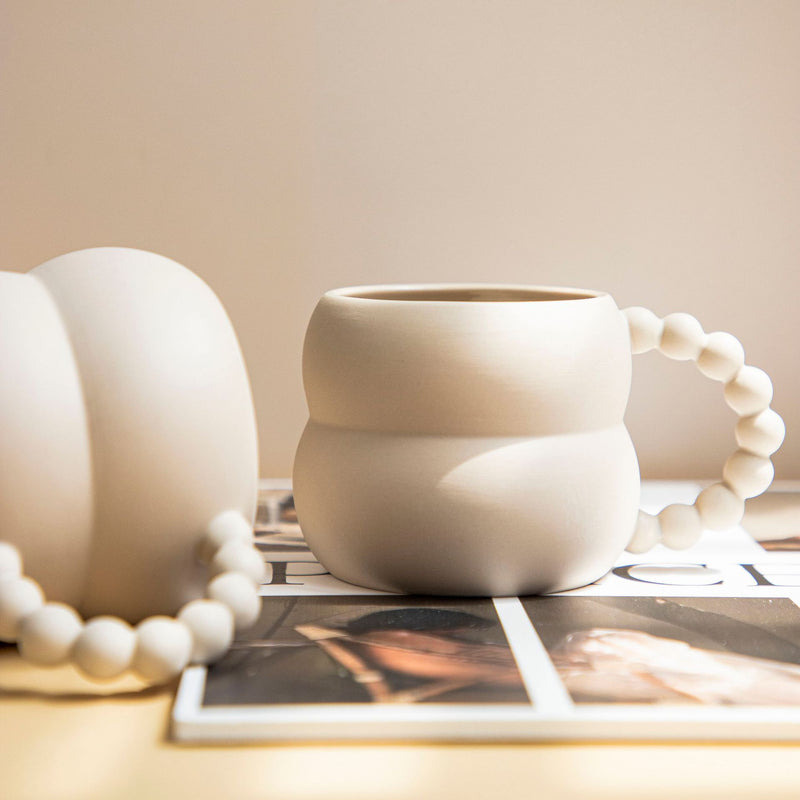 handmade ceramic mug, view 5 - MRSLM