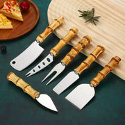 bamboo cheese knives set - MRSLM