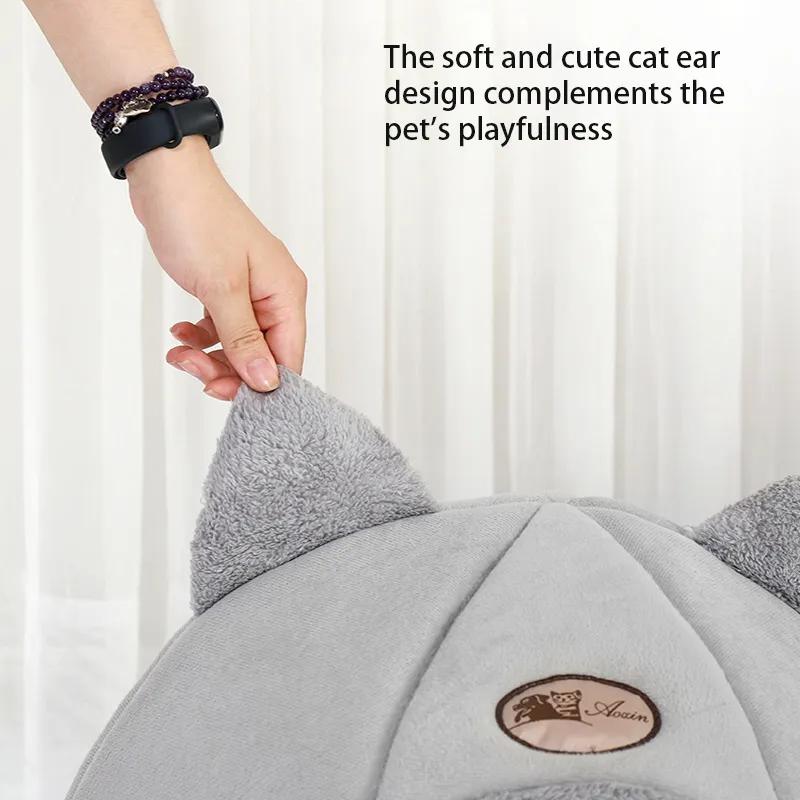 Cozy cave cat bed, view 4 - MRSLM