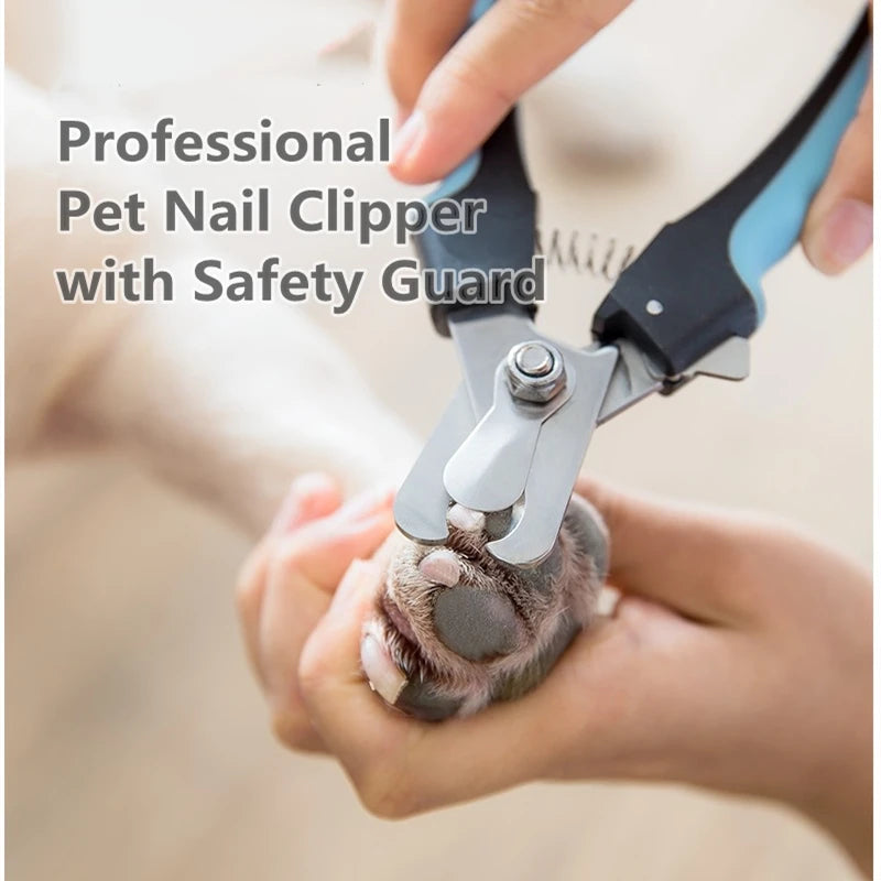 pet nail clipper with safety guard, view 5 - MRSLM