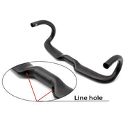 Matt carbon fiber road bike handlebar, view 3 - MRSLM