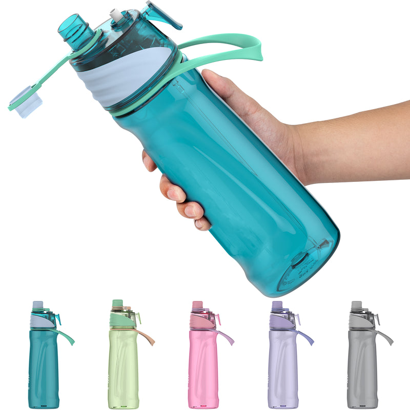 950ml sports water bottle with spray, view 4 - MRSLM