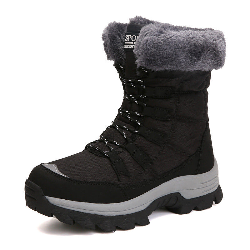women's fleece-lined snow boots, view 2 - MRSLM