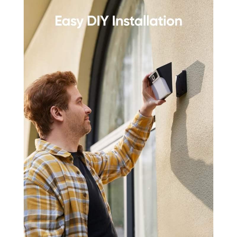 solar 2k wireless outdoor security camera with light, view 5 - MRSLM