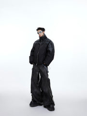 thickened 3d splicing design jacket, view 6 - MRSLM
