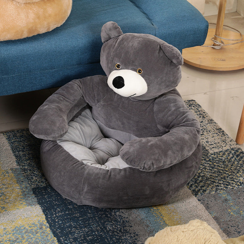Ultra soft semi-enclosed pet bed, view 7 - MRSLM