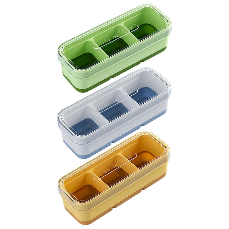 square ice cube tray with lid, view 9 - MRSLM