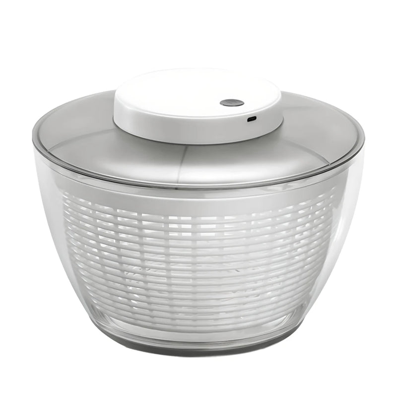 electric vegetable dehydrator salad spinner, view 3 - MRSLM
