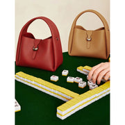 luxury women's leather shoulder bag, view 14 - MRSLM