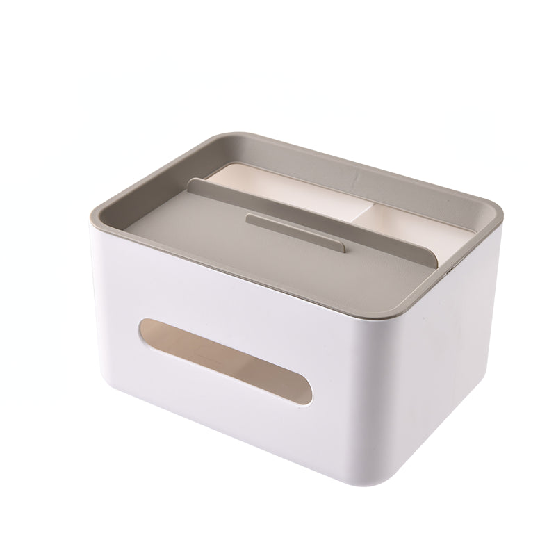 multifunctional tissue box and desk organizer, view 3 - MRSLM