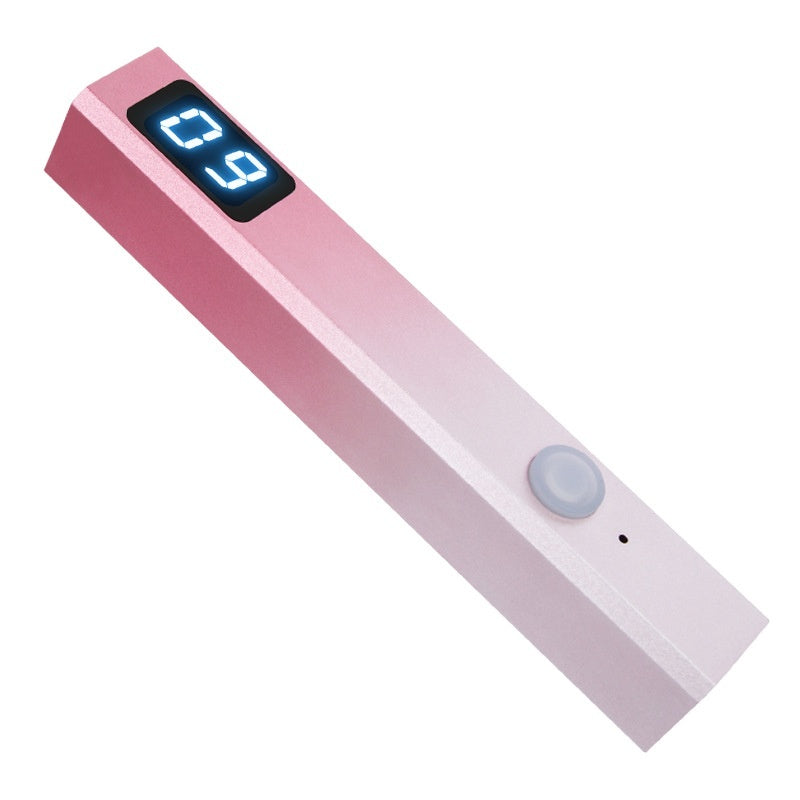 portable metal nail lamp with screen, view 6 - MRSLM