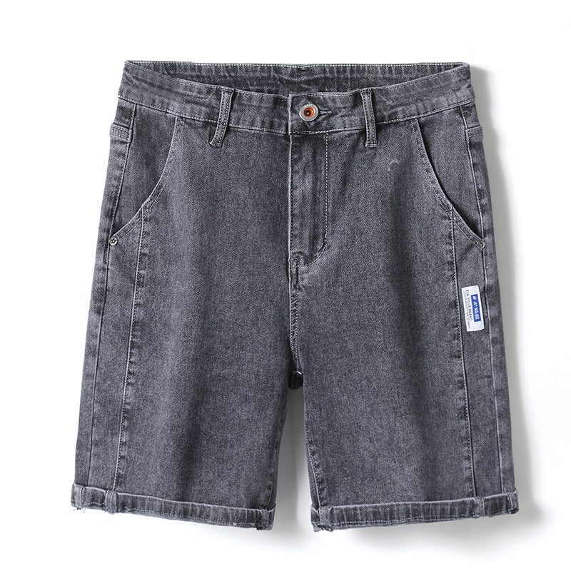Men's stretch denim capri pants, view 7 - MRSLM