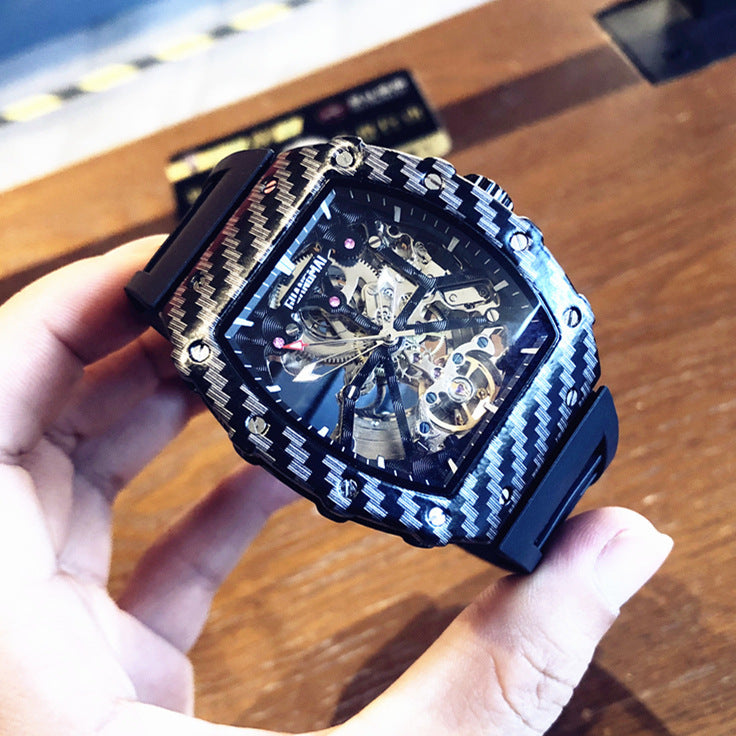 skeleton automatic tourbillon watch, view 6 - MRSLM