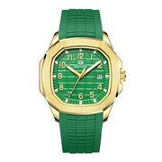 men's silicone strap sports watch, view 6 - MRSLM