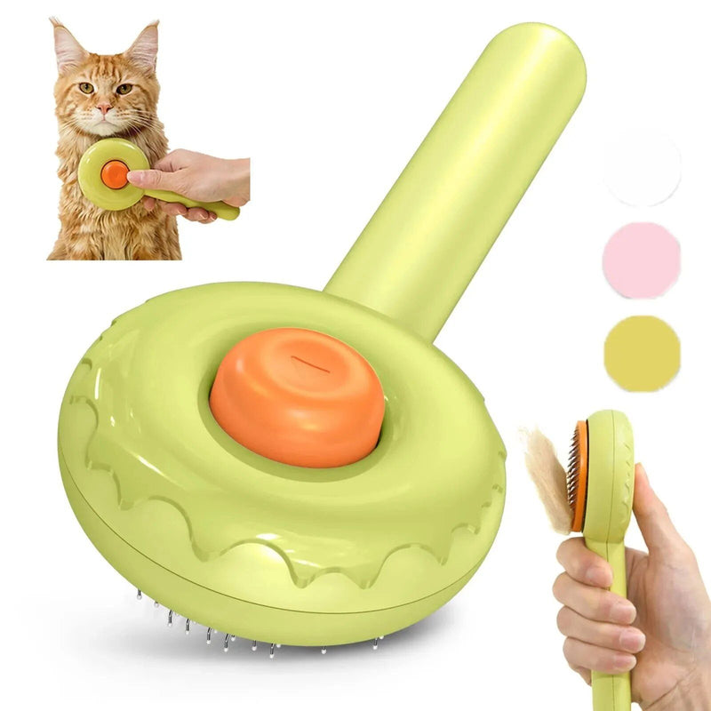 donut cat and dog grooming brush, view 5 - MRSLM