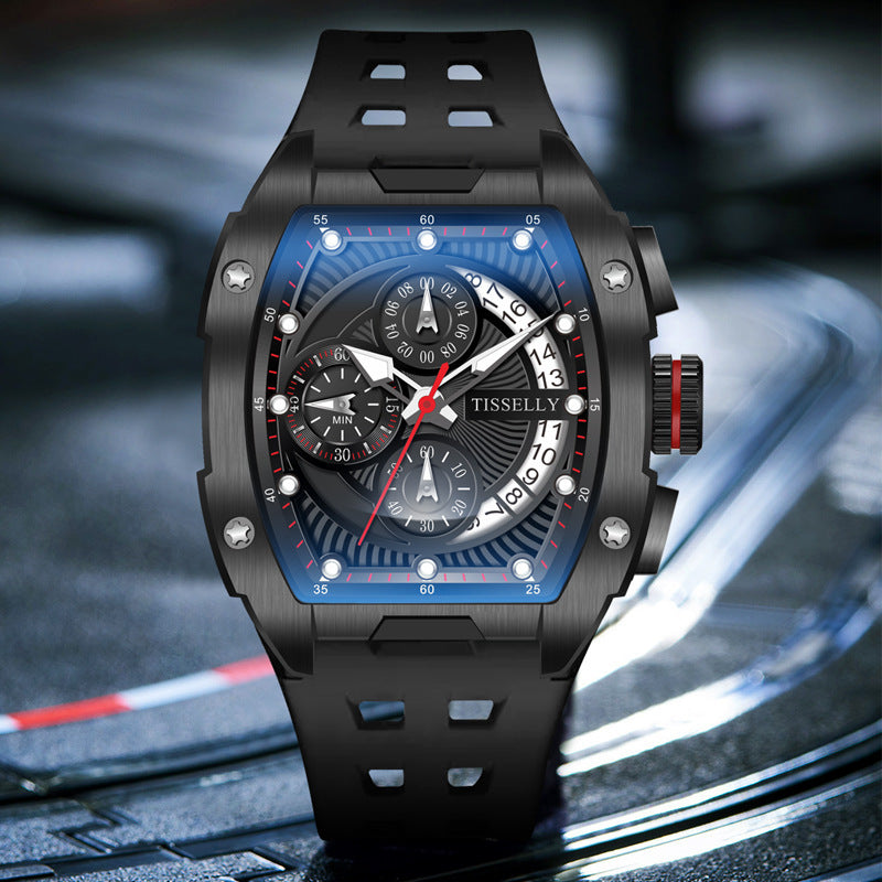Barrel-shaped quartz watch, view 7 - MRSLM