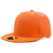 flat brim snapback baseball cap, view 8 - MRSLM