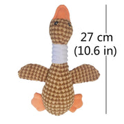 plush duck squeak toy for dogs, view 4 - MRSLM