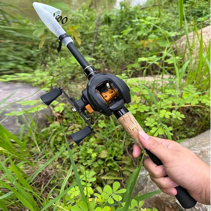 telescopic fishing rod and reel combo - MRSLM