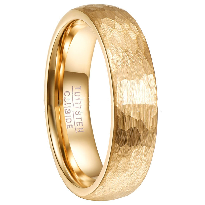 gold plated tungsten steel ring 6mm, view 5 - MRSLM