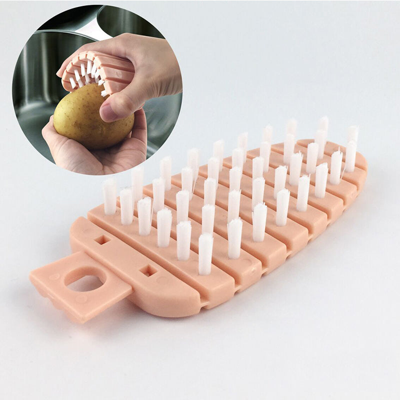 vegetable fruit cleaning brush, view 6 - MRSLM