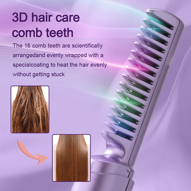 electric hot comb hair straightener, view 7 - MRSLM