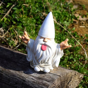 rocker gnome garden statue, view 6 - MRSLM