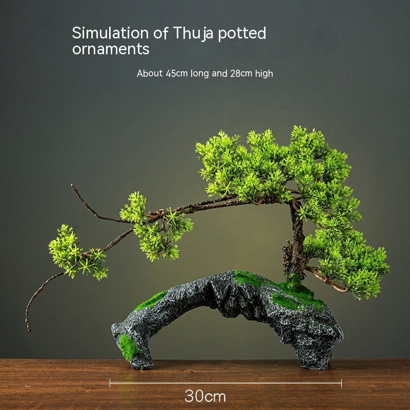 Artificial potted plant bonsai decor, view 8 - MRSLM