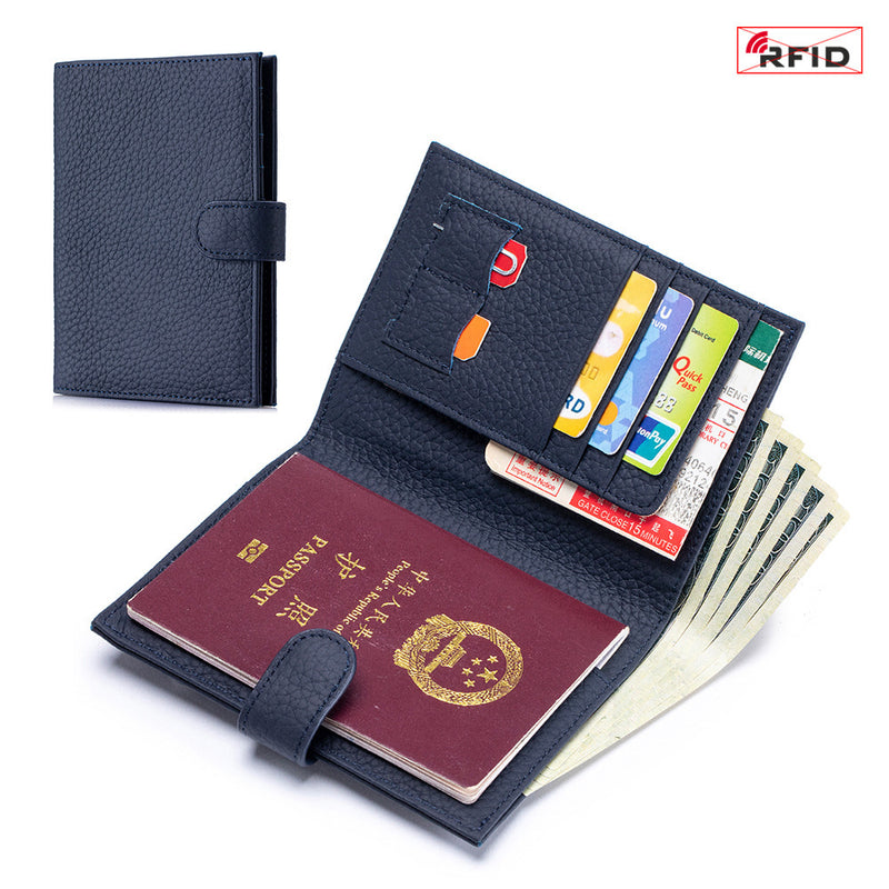 leather passport wallet, view 19 - MRSLM