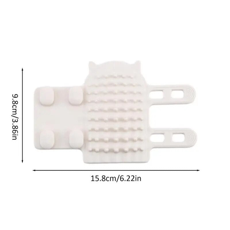 cat massage comb and scratcher, view 9 - MRSLM