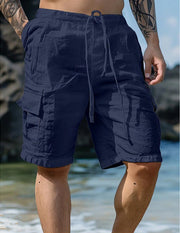 drawstring beach shorts, view 8 - MRSLM