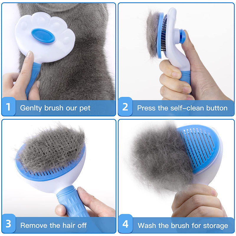 professional slicker dog brush, view 8 - MRSLM