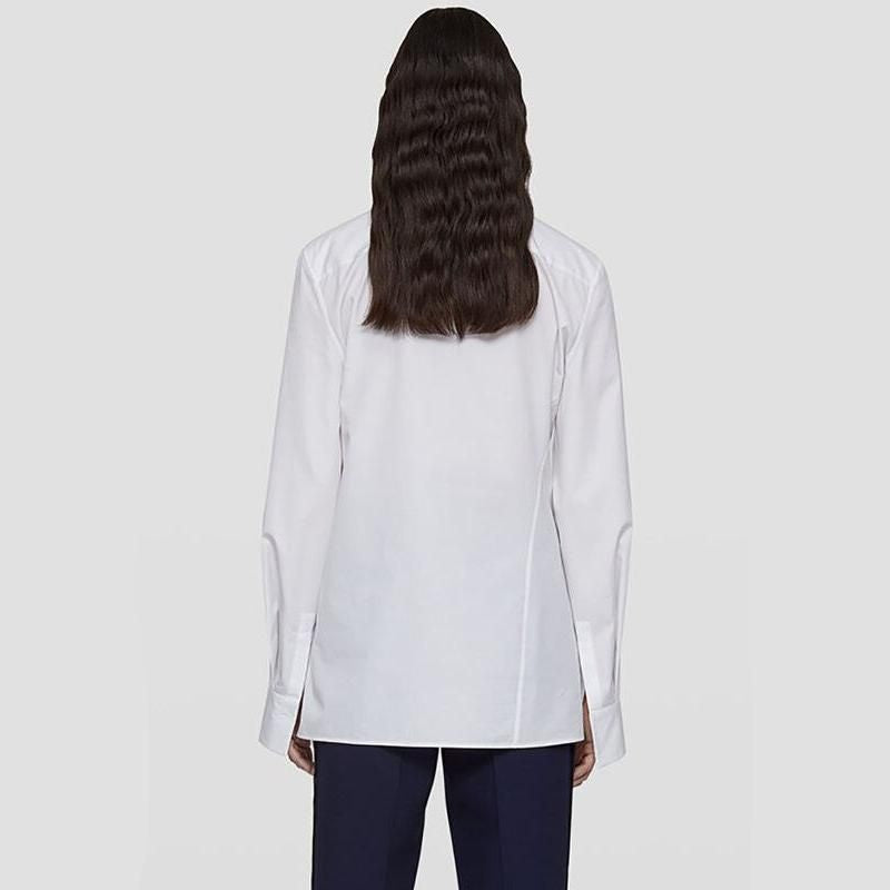 asymmetric cotton blouse, view 5 - MRSLM