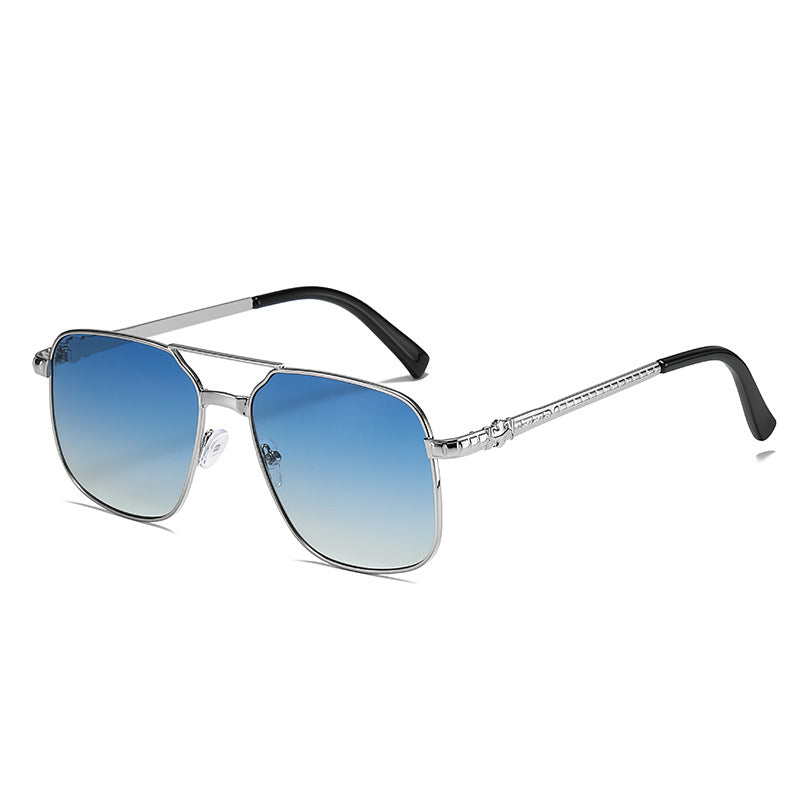 metal square frame sunglasses, view 8 - MRSLM