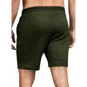 men's loose solid color casual shorts, view 3 - MRSLM