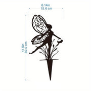 Enchanted garden fairy metal stake, view 4 - MRSLM