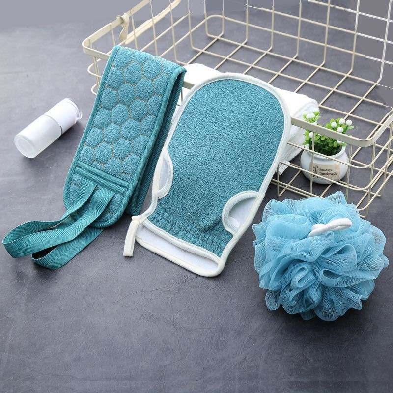 Exfoliating bath scrub set, view 5 - MRSLM