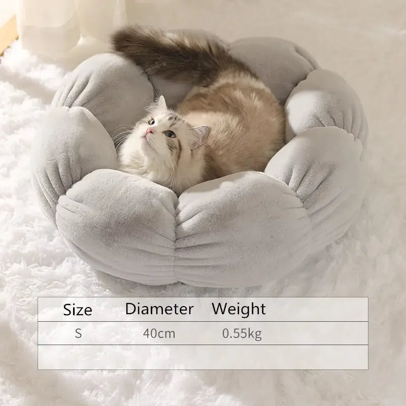 Round flower pet bed, view 3 - MRSLM