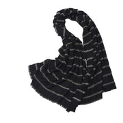 wool pashmina scarf with tassels, view 2 - MRSLM