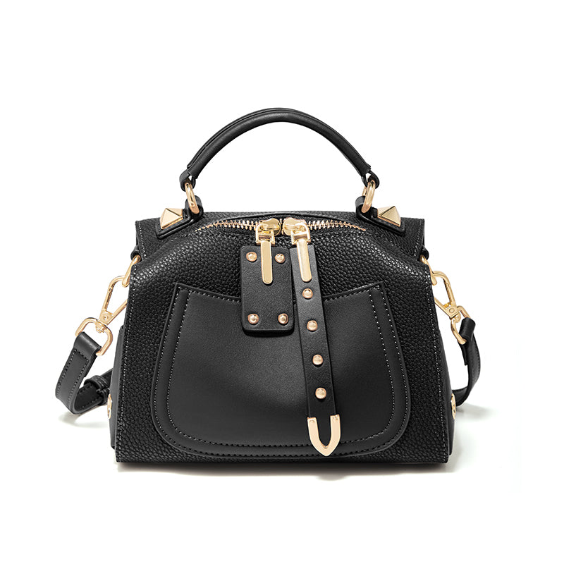 split leather crossbody bag, view 2 - MRSLM